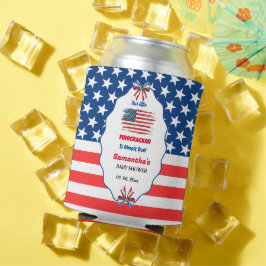Enfriador De Latas fiesta de bebé pequeño petardo 4 de julio