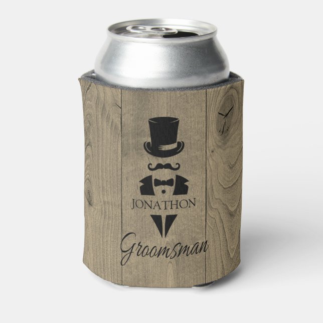 Enfriador De Latas Fiesta de boda personalizado (Reverso de la lata)