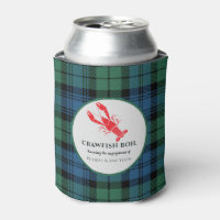 Fiesta de compromiso Plaid Tartan Crawfish Boil