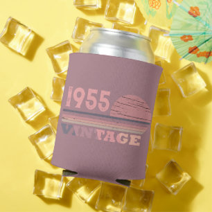 Enfriador De Latas Fiesta de cumpleaños 70 vintage personalizada