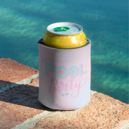 Enfriador De Latas fiesta de cumpleaños en la piscina para cualquier 