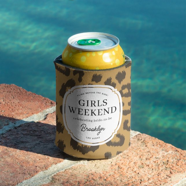 Enfriador De Latas Fiesta de Despedida de Soltera con Estampado Anima (Piscina in situ)
