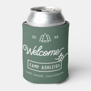 Enfriador De Latas Fiesta de Despedida de Soltera con Tema de Campame