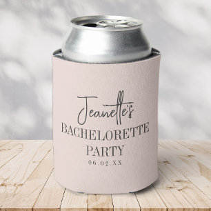 Enfriador De Latas Fiesta de Despedida de Soltera Elegante Moderna Ro
