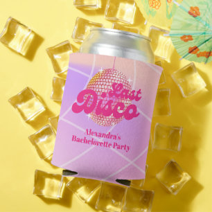 Enfriador De Latas Fiesta de Despedida de Soltera Retro Disco Rosa de