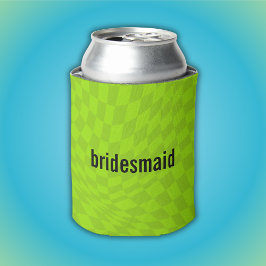 Enfriador De Latas Fiesta de Despedida de Soltera Verde Limón Neon