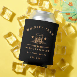 Enfriador De Latas Fiesta de Despedida de Soltero con Tema de Whisky