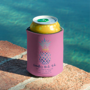 Enfriador De Latas Fiesta de fin de semana de soltera con tema tropic