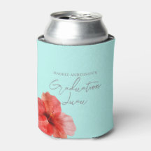 Fiesta de graduación de luau floral tropical