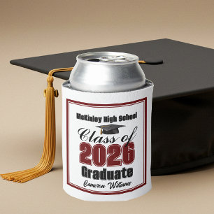 Enfriador De Latas Fiesta de graduación personalizada de la clase de 