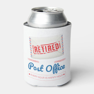 Enfriador De Latas Fiesta de jubilación de trabajador postal cartero