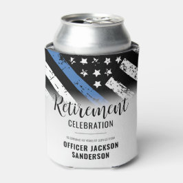 Enfriador De Latas Fiesta de Jubilación del Departamento de Policía d