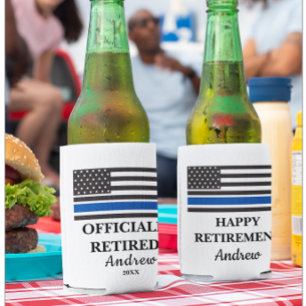 Enfriador De Latas Fiesta de Jubilación Policial