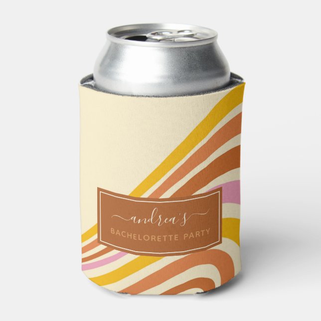 Enfriador De Latas Fiesta de la bachillerato de los años 70 (Lata Anverso)