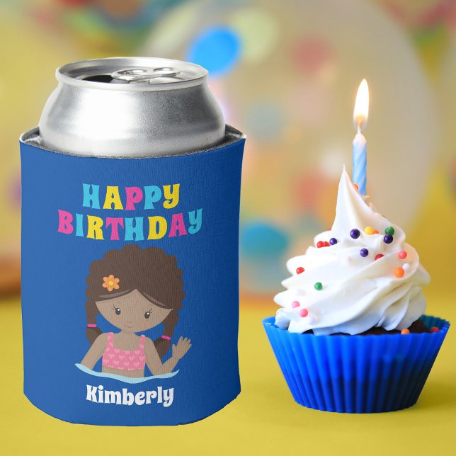 Enfriador De Latas Fiesta de la piscina de Chicas afroamericanos Cump (Subido por el creador)