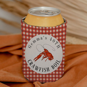 Enfriador De Latas Fiesta de mariscos con langostinos hervidos en cua