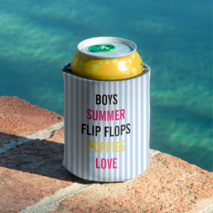 Enfriador De Latas Fiesta de Novias de verano personalizada