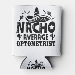 Enfriador De Latas Fiesta de optometría divertida de Nacho Promedio O