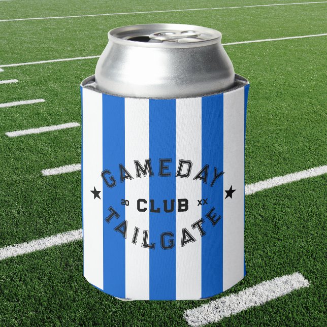 Enfriador De Latas Fiesta de Personalizado de banda azul Gameday Tail (Subido por el creador)