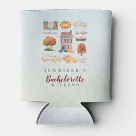 Enfriador De Latas Fiesta de soltera favorita a la caída de vibrantes