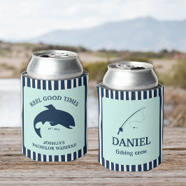 Enfriador De Latas Fiesta de solteros para pesca Reel Good Times