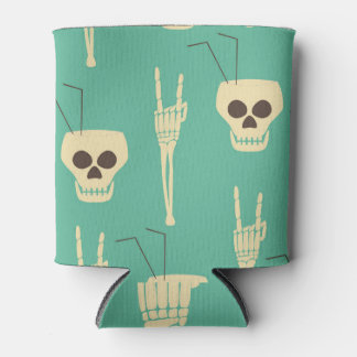 Enfriador De Latas Fiesta del infierno: Diseño de Halloween en Skelet