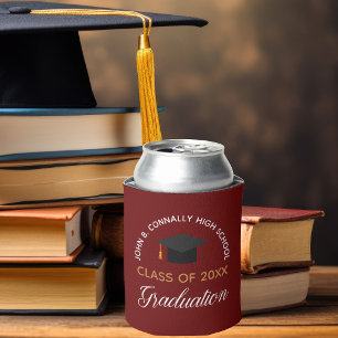 Enfriador De Latas Fiesta del Personalizado del partido de graduación