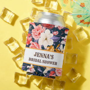 Enfriador De Latas Fiesta Floral Boho Sofisticada