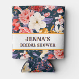 Enfriador De Latas Fiesta floral boho sofisticada