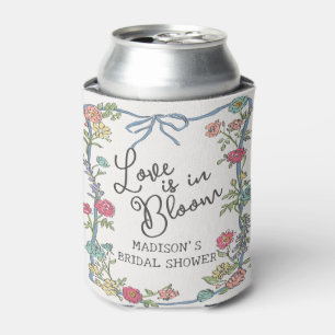Enfriador De Latas Fiesta Jardín de Verano Brillante Floral Bridal Sh