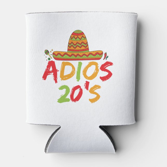 Enfriador De Latas fiesta mexicana Cinco de Mayo Fiesta (Anverso)