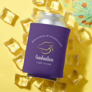 Enfriador De Latas Fiesta personalizada de graduación 2026