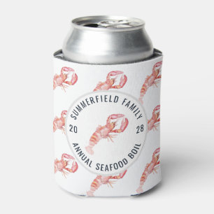 Enfriador De Latas Fiesta Personalizada de Mariscos Langostinos Cangr