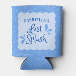 Enfriador De Latas Fiesta personalizada de soltero "Last Splash"