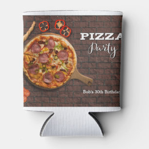 Enfriador De Latas Fiesta Pizza Nacimiento Adulto Regalo Invitado