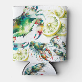 Enfriador De Latas Fiesta veraniego de hierba de pescado