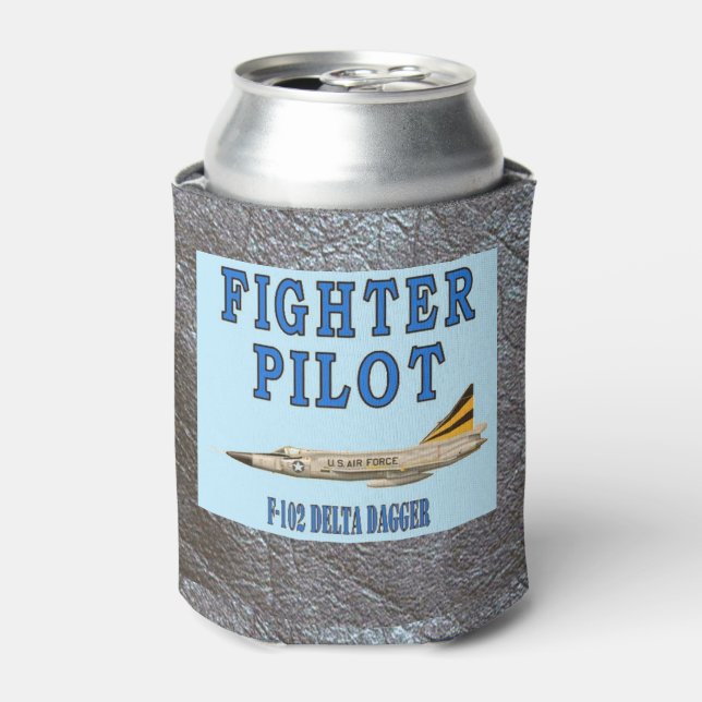 ENFRIADOR DE LATAS FIGHTER PILOT F-102 DELTA DAGER (Lata Anverso)