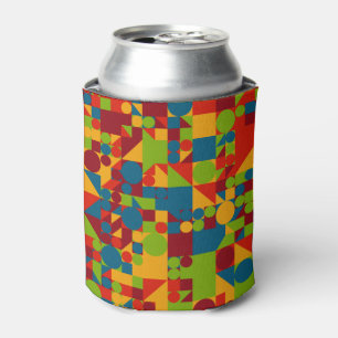 Enfriador De Latas Figuras geométricas de estilo retro