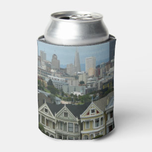 Enfriador De Latas Fila de Tarjetas Postales de San Francisco Fotogra