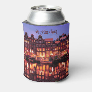 Enfriador De Latas Filas de Amsterdam en el canal
