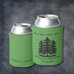 Enfriador De Latas Fin de semana de bachiller en hierbas verdes perso<br><div class="desc">Los Refrigeradores de bebidas personalizados del Refrigerador de bebidas de fin de semana de Bachelor Green Fir Trees son el mejor regalo para sus amigos que recuerden su día especial. ¡Saludos a una divertida y memorable fiesta de solteros! Agregue la redacción de su personalizado a este diseño utilizando los cuadros...</div>