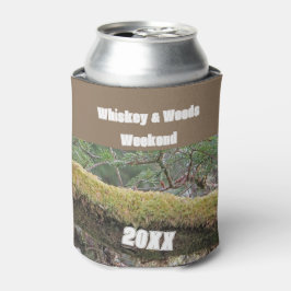 Enfriador De Latas Fin de semana de Whiskey y Bosques solo para chico