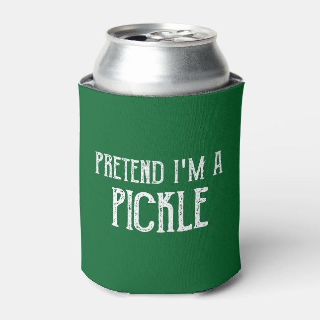Enfriador De Latas Finge que soy un pepino (Lata Anverso)