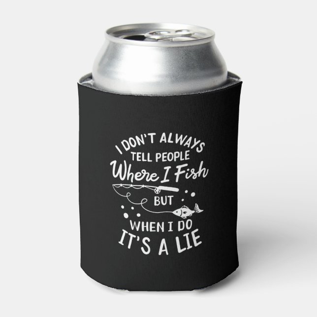 Enfriador De Latas Fishing - Funny Fishing (Lata Anverso)