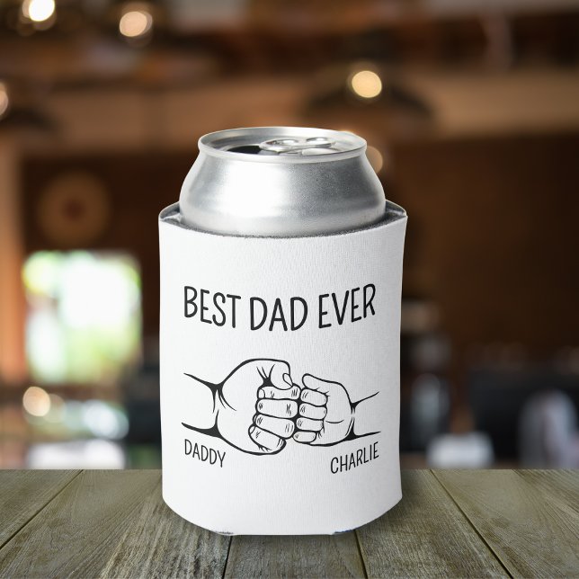 Enfriador De Latas Fist Fist Bump Personalizado Padres Day Cooler (Subido por el creador)