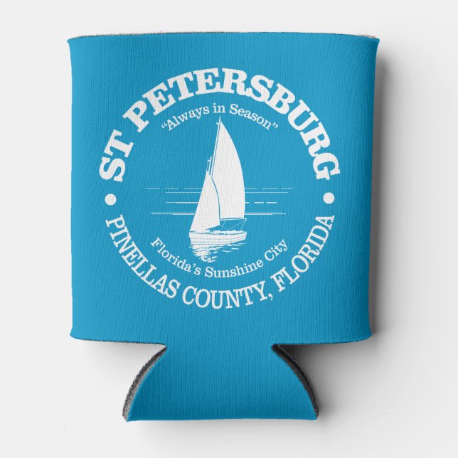 Enfriador De Latas Fl de San Petersburgo (tortuga marina) (Anverso)