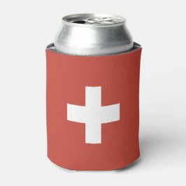 Enfriador De Latas Flag of Switzerland Svizzera - Suiza Suisse -