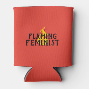 Enfriador De Latas Flamante Feminismo Feminista RBG Flama 20