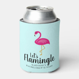 Enfriador De Latas Flamingle Flamingo Bachelorette Party