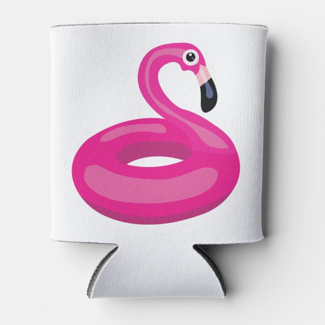 Enfriador De Latas Flamingo Floatie (Anverso)